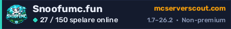 Serverbanner för Snoofumc.fun