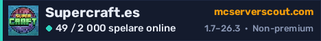 Serverbanner för Supercraft.es