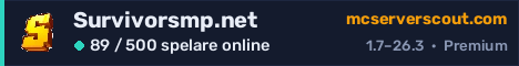 Serverbanner för Survivorsmp.net