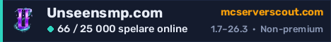 Serverbanner för Unseensmp.com