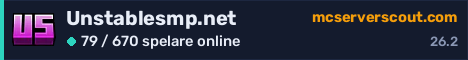 Serverbanner för Unstablesmp.net