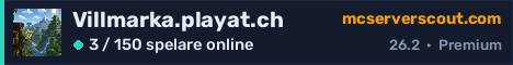 Serverbanner för Villmarka.playat.ch