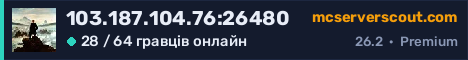 Банер сервера 103.187.104.76:26480