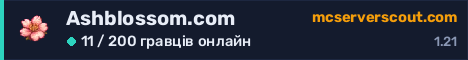 Банер сервера Ashblossom.com