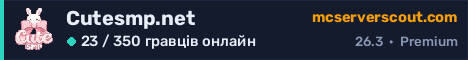 Банер сервера Cutesmp.net