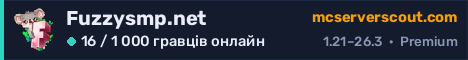 Банер сервера Fuzzysmp.net