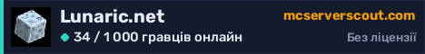 Банер сервера Lunaric.net