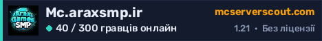 Банер сервера Mc.araxsmp.ir