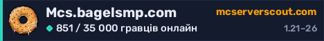 Банер сервера Mcs.bagelsmp.com