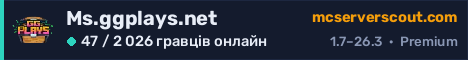 Банер сервера Ms.ggplays.net