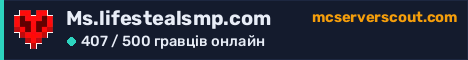 Банер сервера Ms.lifestealsmp.com