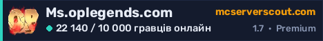Банер сервера Ms.oplegends.com