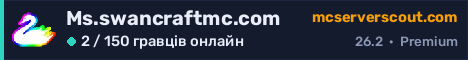 Банер сервера Ms.swancraftmc.com