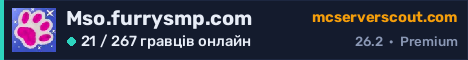 Банер сервера Mso.furrysmp.com