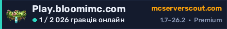 Банер сервера Play.bloomimc.com