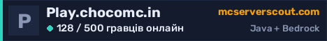 Банер сервера Play.chocomc.in