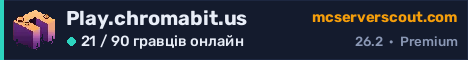 Банер сервера Play.chromabit.us