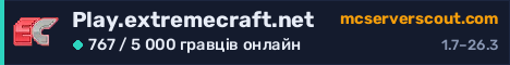 Банер сервера Play.extremecraft.net