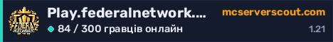 Банер сервера Play.federalnetwork.uk