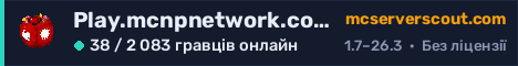 Банер сервера Play.mcnpnetwork.com