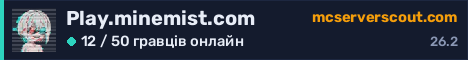 Банер сервера Play.minemist.com