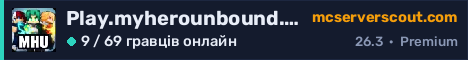 Банер сервера Play.myherounbound.com