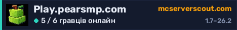 Банер сервера Play.pearsmp.com