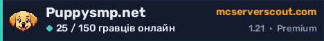 Банер сервера Puppysmp.net
