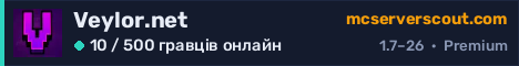 Банер сервера Veylor.net