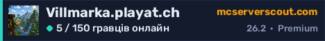 Банер сервера Villmarka.playat.ch